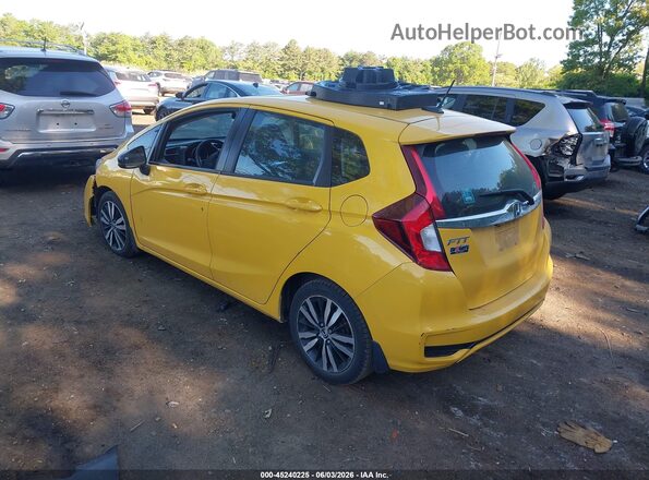 3HGGK5H84JM724709 2018 HONDA FIT Yellow Rear left