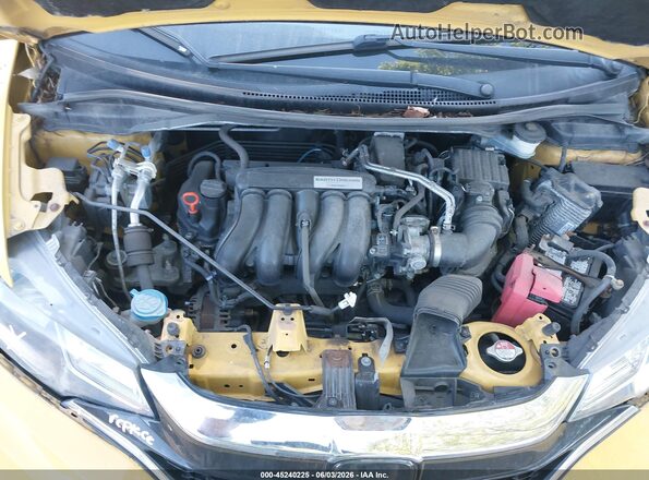 3HGGK5H84JM724709 2018 HONDA FIT Yellow Rear view