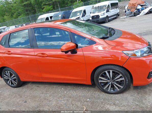 3HGGK5H84KM711797 2019 HONDA FIT Оранжевый Вид задней части салона