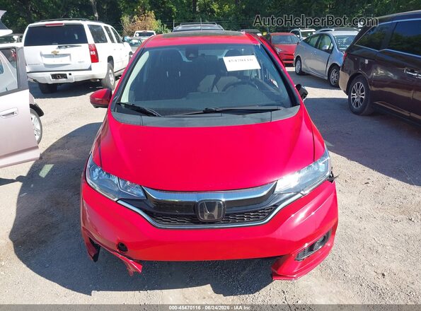 3HGGK5H85KM732903 2019 HONDA FIT Red Вид щитка приладів