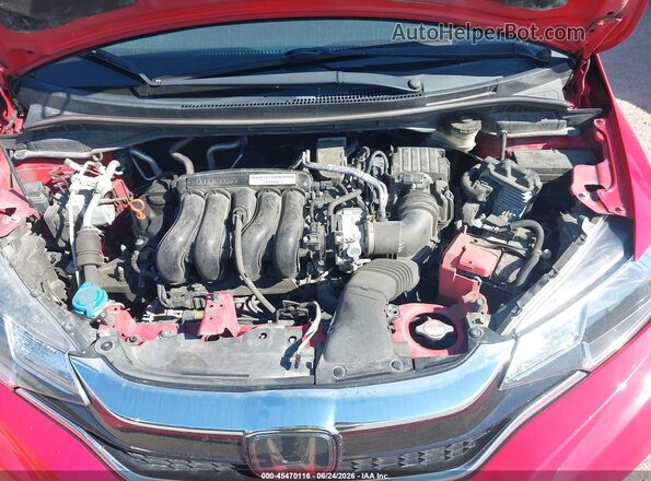 3HGGK5H85KM732903 2019 HONDA FIT Red Вид ззаду
