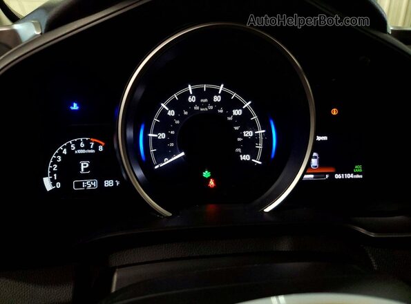 3HGGK5H85LM705802 2020 HONDA FIT Gray Вид щитка приладів
