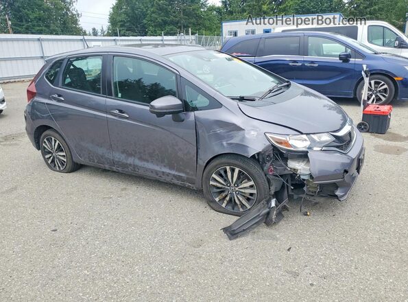 3HGGK5H86KM739908 2019 HONDA FIT Gray 
