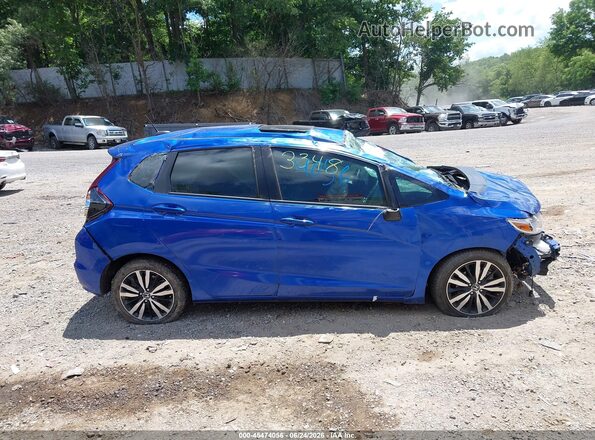 3HGGK5H89KM753348 2019 HONDA FIT Blue ხელსაწყოთა პანელის ხედი