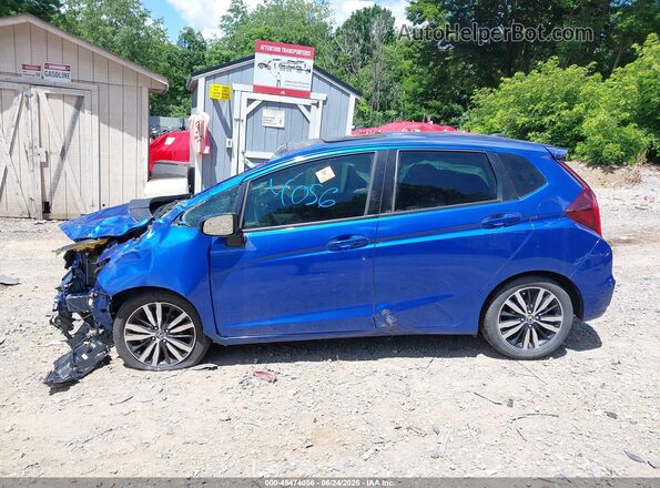 3HGGK5H89KM753348 2019 HONDA FIT Blue უკანა სალონის ხედი