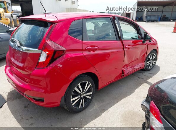 3HGGK5H8XJM717375 2018 HONDA FIT Red Հետևի աջ