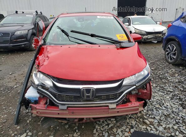 3HGGK5H98KM735836 2019 HONDA FIT Red Widok z przodu