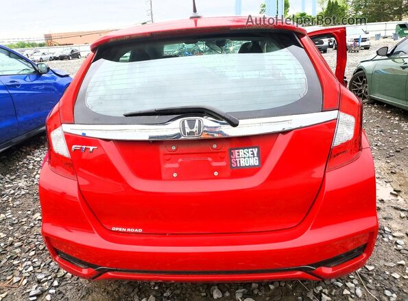 3HGGK5H98KM735836 2019 HONDA FIT Red Widok z tyłu