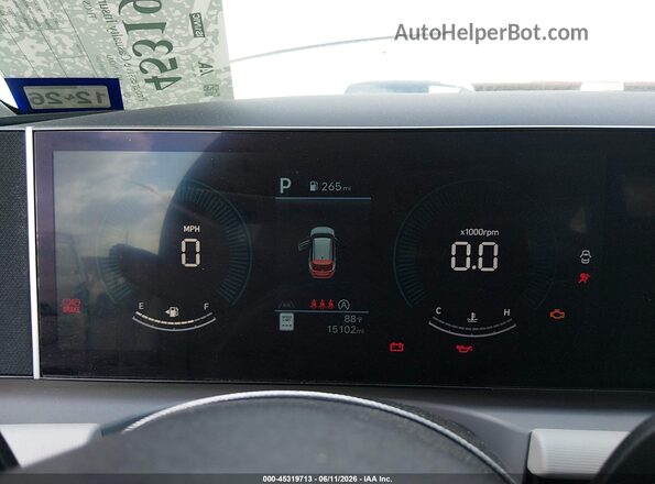 3KMJA3DEXSE011541 2025 HYUNDAI TUCSON White Հետևի նստատեղերի տեսք