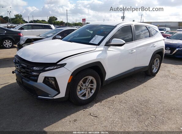 3KMJA3DEXSE011541 2025 HYUNDAI TUCSON White Առջևի ձախ երեք քառորդ տեսարան