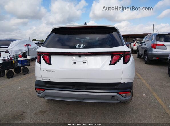 3KMJA3DEXSE011541 2025 HYUNDAI TUCSON White 