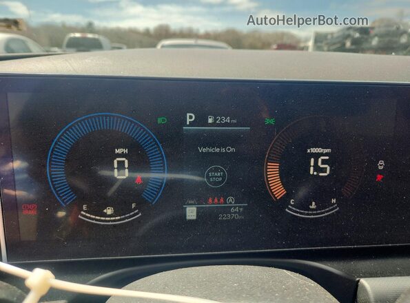 3KMJBCDE0SE016910 2025 HYUNDAI TUCSON Black Instrument cluster view