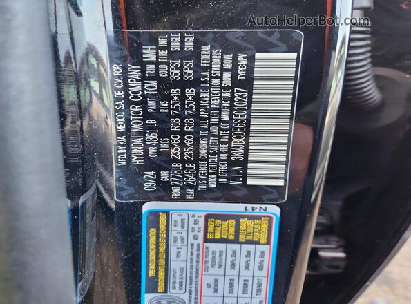 3KMJBCDE6SE010237 2025 HYUNDAI TUCSON Black 