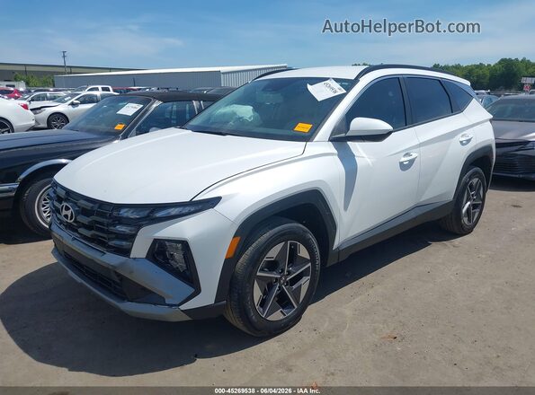 3KMJBCDEXSE006837 2025 HYUNDAI TUCSON White Առջևի ձախ երեք քառորդ տեսարան
