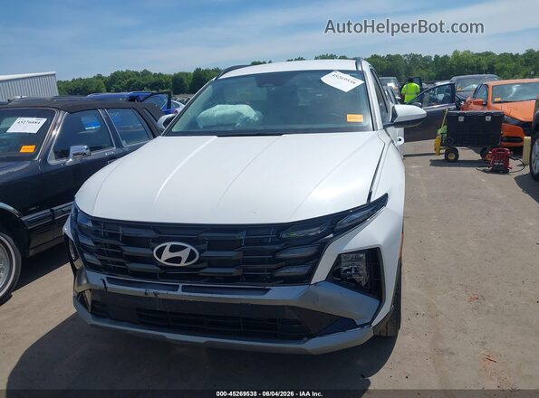 3KMJBCDEXSE006837 2025 HYUNDAI TUCSON White Սարքավորումների վահանակի տեսք