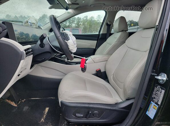 3KMJC3DE0SE004544 2025 HYUNDAI TUCSON Black Widok wnętrza z przodu
