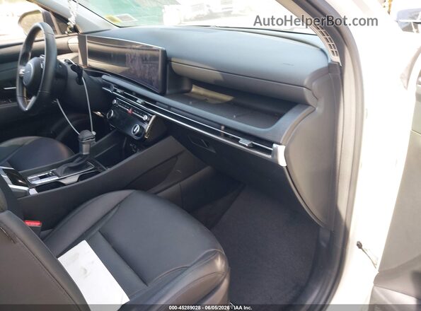3KMJCCDE8SE007627 2025 HYUNDAI TUCSON White Front interior view