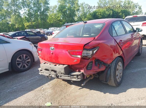 3KPA24AB0JE059709 2018 KIA RIO Red Vista frontal