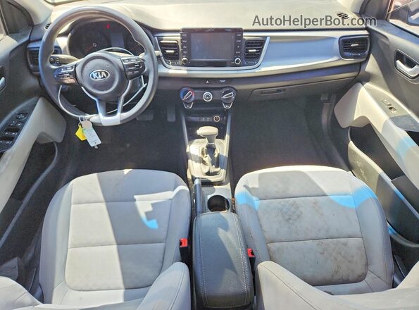 3KPA24AB0KE210310 2019 KIA RIO Gray Dashboard view