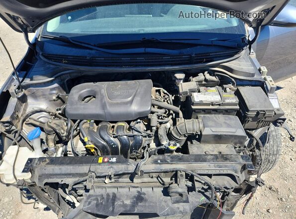 3KPA24AB0KE210310 2019 KIA RIO Gray Rear interior view