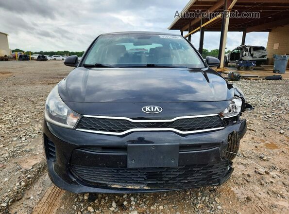 3KPA24AB0KE236762 2019 KIA RIO Black Front view