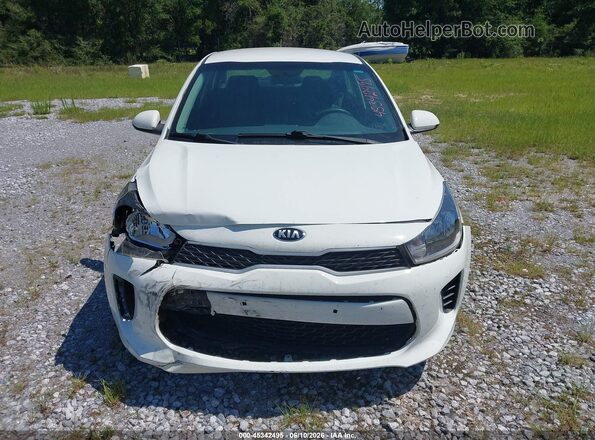 3KPA24AB1KE248936 2019 KIA RIO White ხელსაწყოთა პანელის ხედი