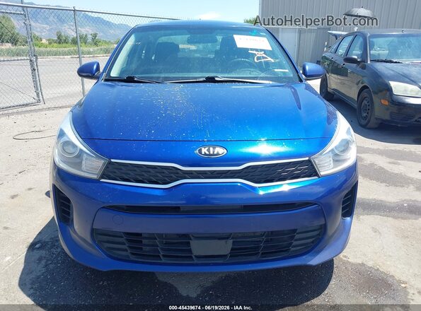 3KPA24AB2KE178640 2019 KIA RIO Blue ხელსაწყოთა პანელის ხედი