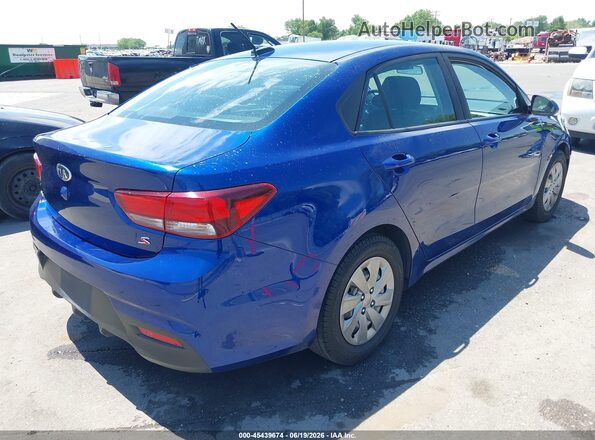 3KPA24AB2KE178640 2019 KIA RIO Blue უკანა მარჯვენა