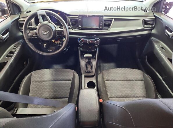 3KPA24AB2KE218537 2019 KIA RIO Black Dashboard view