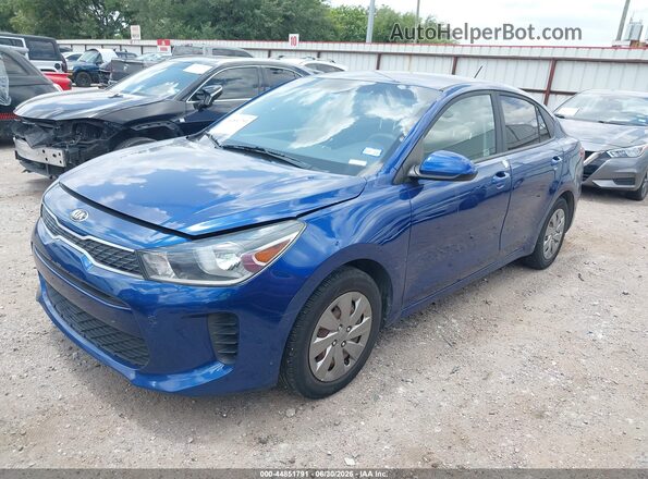 3KPA24AB2KE248959 2019 KIA RIO Blue Front left