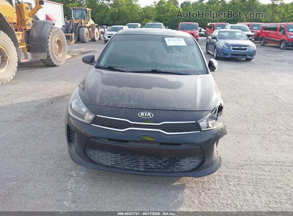 3KPA24AB3KE200550 2019 KIA RIO Black Rear interior view