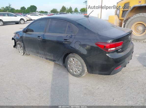 3KPA24AB3KE200550 2019 KIA RIO Black Rear left