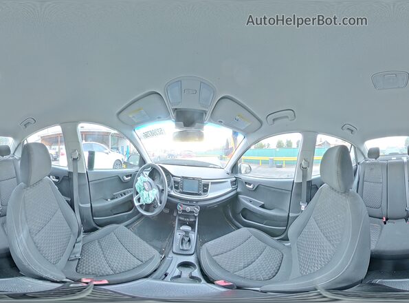 3KPA24AB3KE204842 2019 KIA RIO Gray VIN sticker view