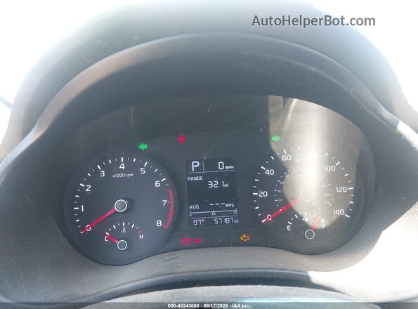 3KPA24AB4KE180292 2019 KIA RIO Gray Вид задніх сидінь