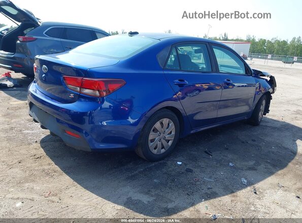 3KPA24AB5KE173187 2019 KIA RIO Blue Rear right