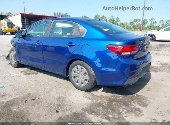 3KPA24AB5KE173187 2019 KIA RIO Blue Rear left