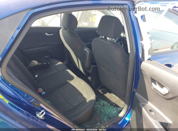 3KPA24AB6JE048696 2018 KIA RIO Blue VIN კოდის სტიკერის ხედი