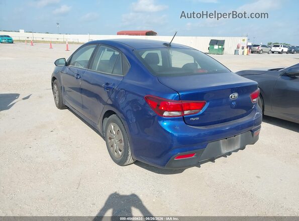 3KPA24AB6JE048696 2018 KIA RIO Blue უკანა მარცხენა
