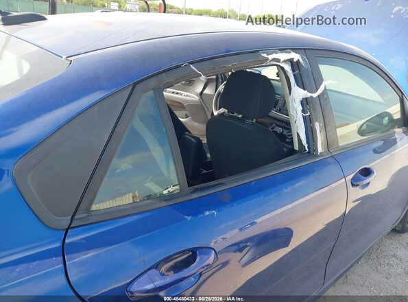 3KPA24AB6JE048696 2018 KIA RIO Blue ხელსაწყოთა პანელის ხედი