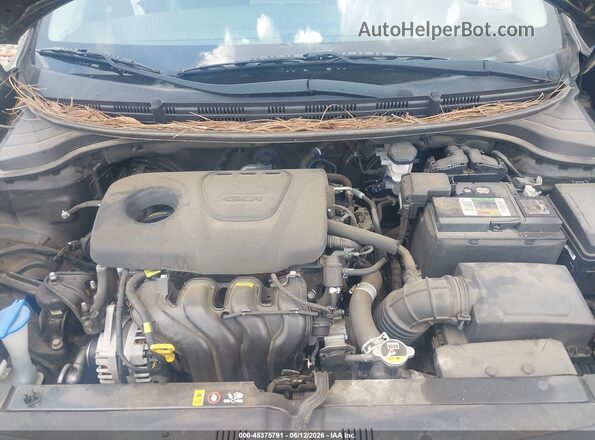 3KPA24AB6KE201269 2019 KIA RIO Black უკანა ხედი