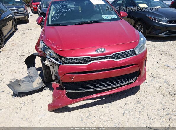 3KPA24AB7KE217237 2019 KIA RIO Красный Вид спереди