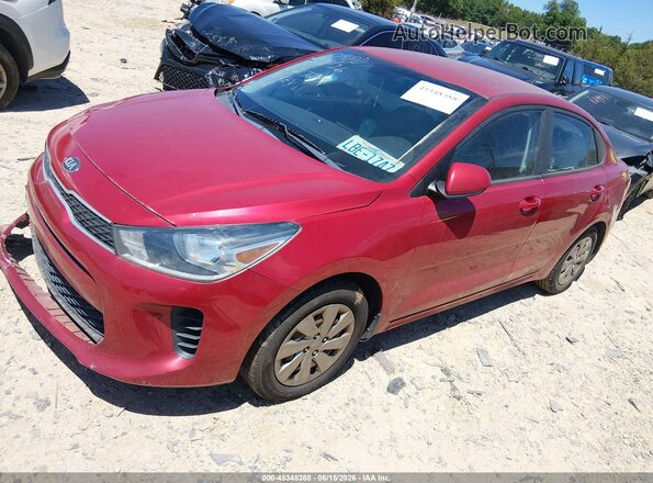 3KPA24AB7KE217237 2019 KIA RIO Красный Передняя левая четверть