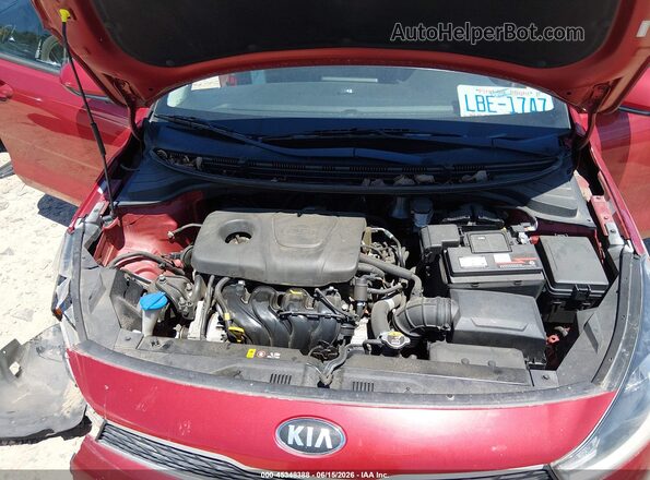 3KPA24AB7KE217237 2019 KIA RIO Красный Вид сзади