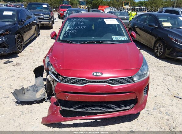 3KPA24AB7KE217237 2019 KIA RIO Красный Вид щитка приборов