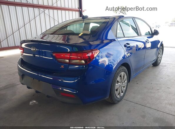 3KPA24AB8KE208529 2019 KIA RIO Blue Tył prawy