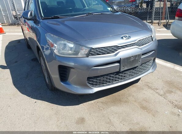 3KPA24AB9KE159504 2019 KIA RIO Blue Դիմացի տեսք