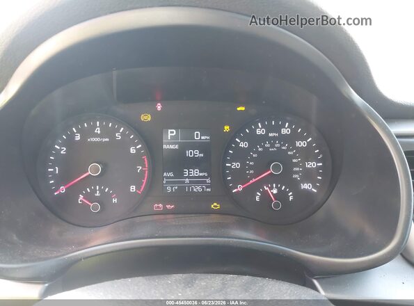 3KPA24AB9KE159504 2019 KIA RIO Blue Հետևի նստատեղերի տեսք