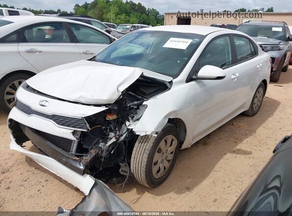 3KPA24ABXKE171063 2019 KIA RIO White Առջևի ձախ երեք քառորդ տեսարան