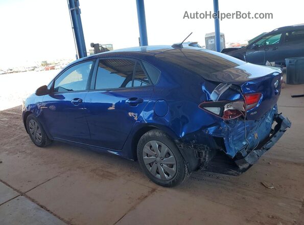 3KPA24ABXKE249566 2019 KIA RIO Blue Trasero izquierdo