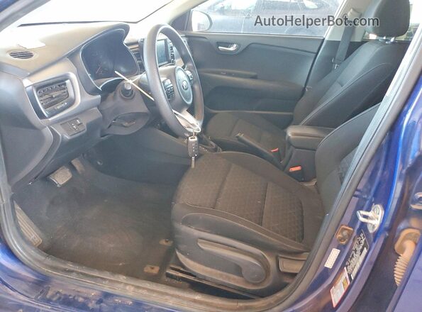 3KPA24ABXKE249566 2019 KIA RIO Blue Vista interior delantera